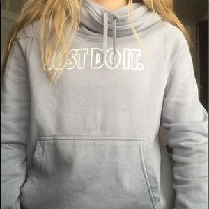 Baby Blue Nike Hoodie